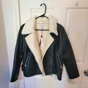 Faux Leather Jacket